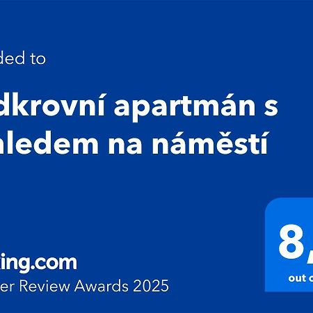 Podkrovni Apartman S Vyhledem Na Namesti Lomnice nad Lužnicí Buitenkant foto
